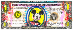 Miky Mouse - Pop Rollar Banknote