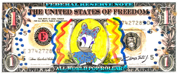 Daisy Duck - Pop Rollar Banknote