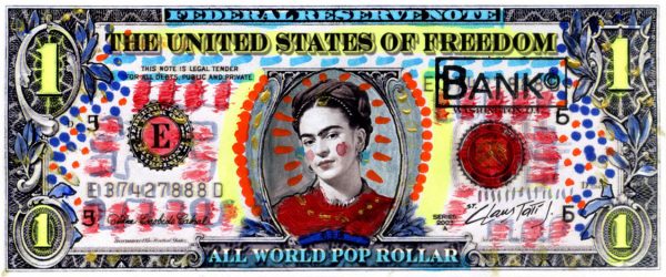 Frida Kahlo - Pop Rollar Banknote