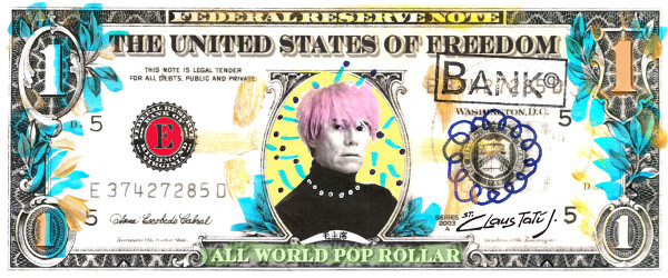 Andy Warhol - Pop Rollar Banknote